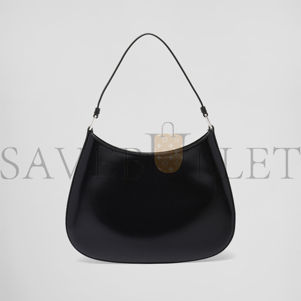 PRADA CLEO BRUSHED LEATHER SHOULDER BAG 1BC499 (27*22*6cm)